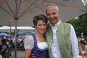Hofbräu Chef. Dr. Micheal Möller mit Frau (©Foto: Ingrdi Grossmann)